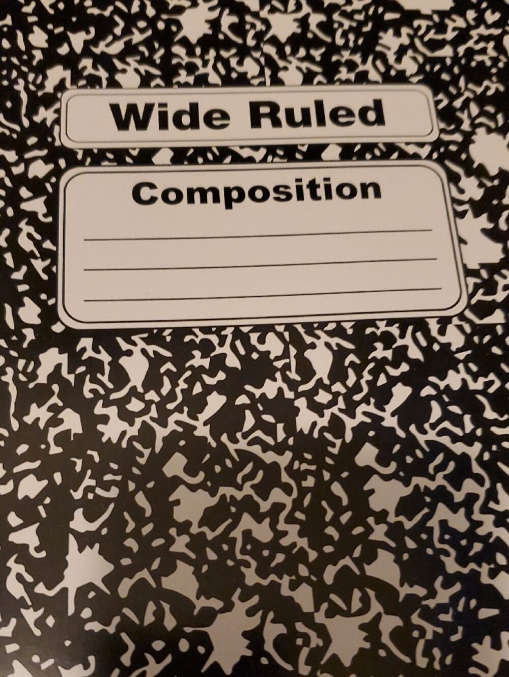 6 Composition Notebooks - Wide Ruled (Pack) - Picture 3 of 8